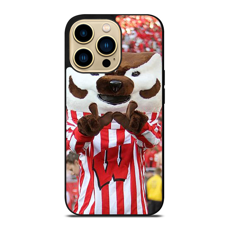 Wisconsin Mascot Image iPhone 14 Pro Max Case Cover