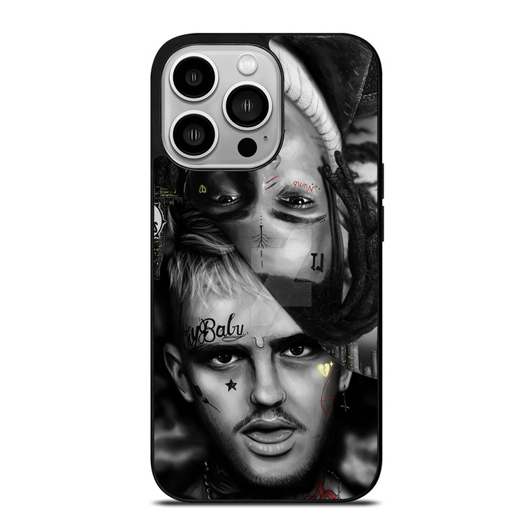 Lil Peep And XxxTentacion baby iPhone 14 Pro Case Cover
