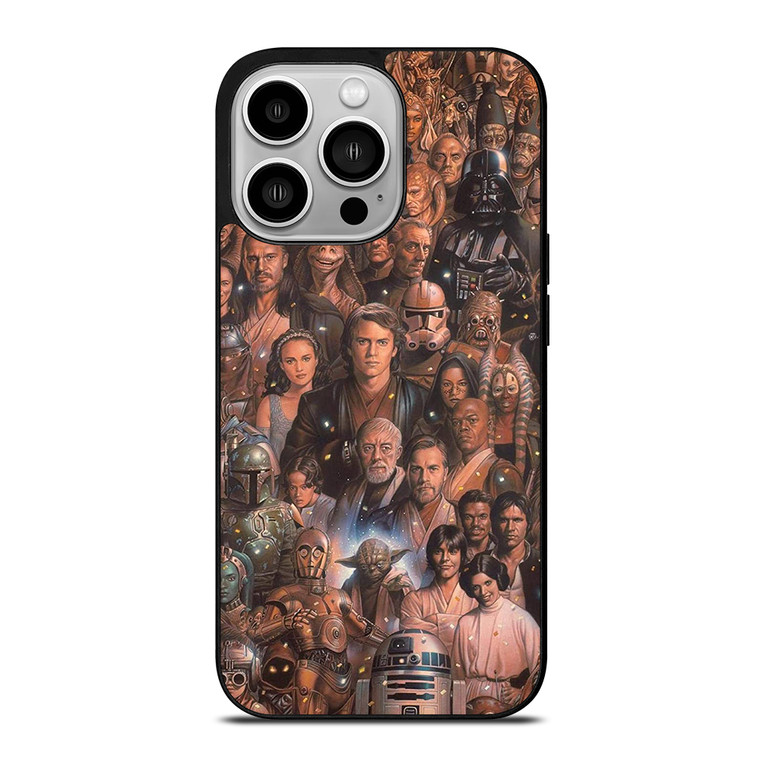 Star Wars Movie Collage iPhone 14 Pro Case Cover