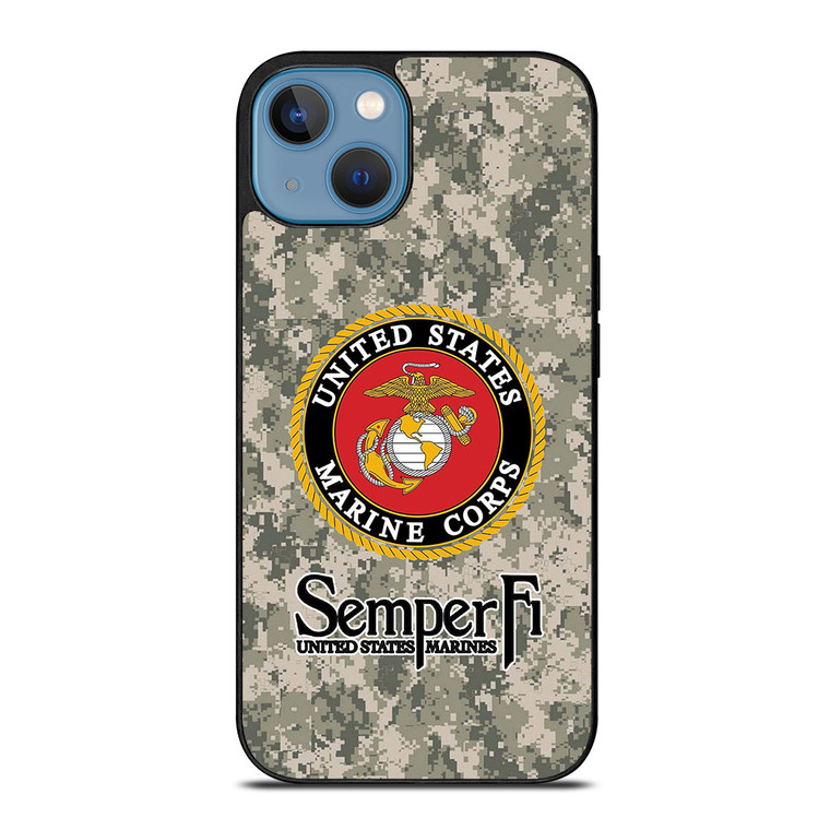 USMC US Marine Corps iPhone 13 Case Cover
