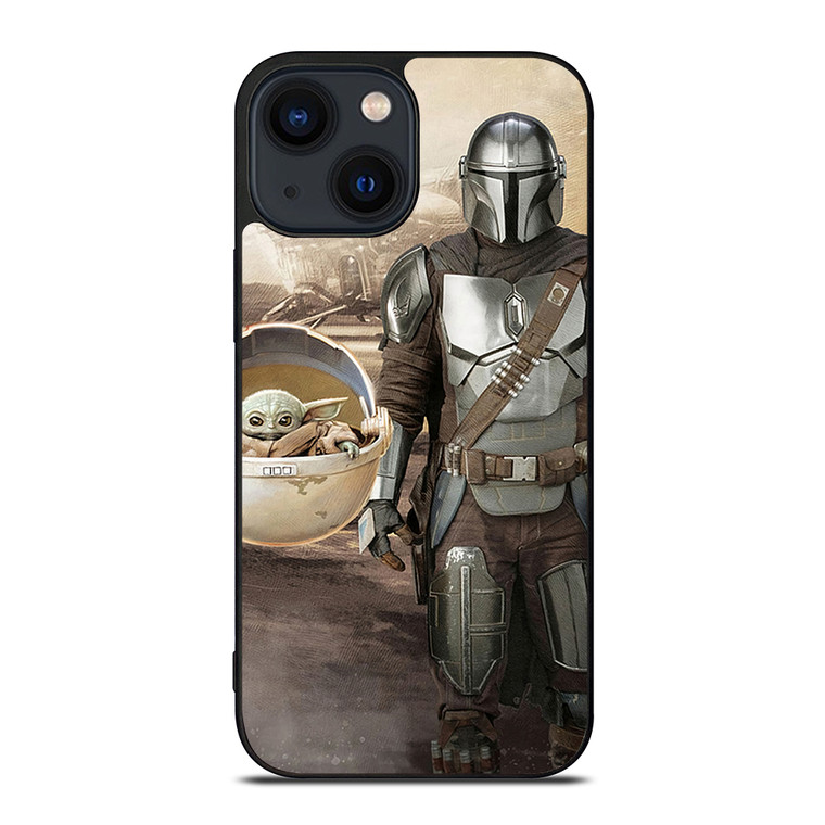 Mandalorian Baby Yoda iPhone 14 Plus Case Cover