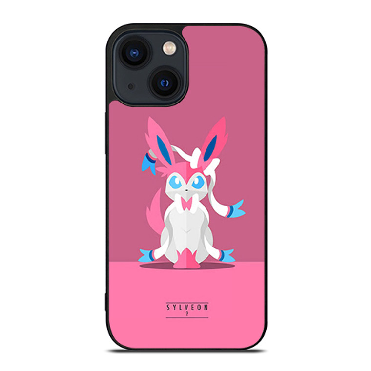 Pink Sylveon Pokemon iPhone 14 Plus Case Cover