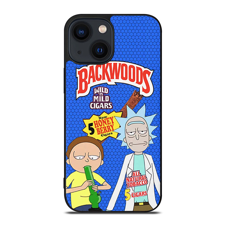 Rick And Morty Backwoods Cigars iPhone 14 Plus Case Cover
