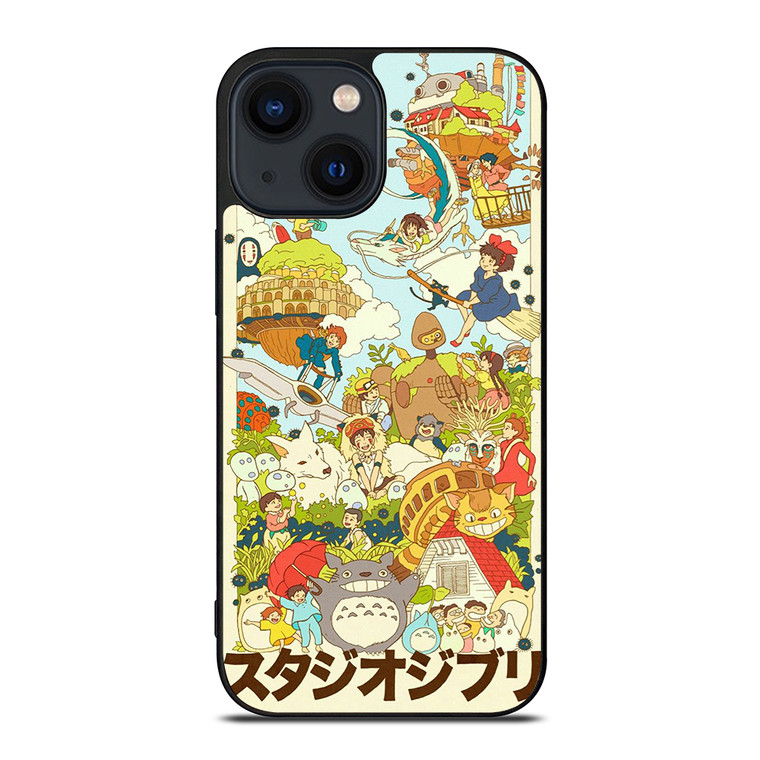 Studio Ghibli Artwork iPhone 14 Plus Case Cover