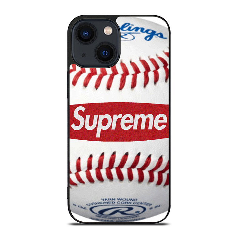 Supreme Rawlings Baseball iPhone 14 Plus Case Cover