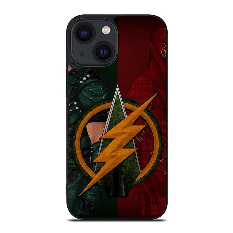 THE FLASH GREEN ARROW iPhone 14 Plus Case Cover