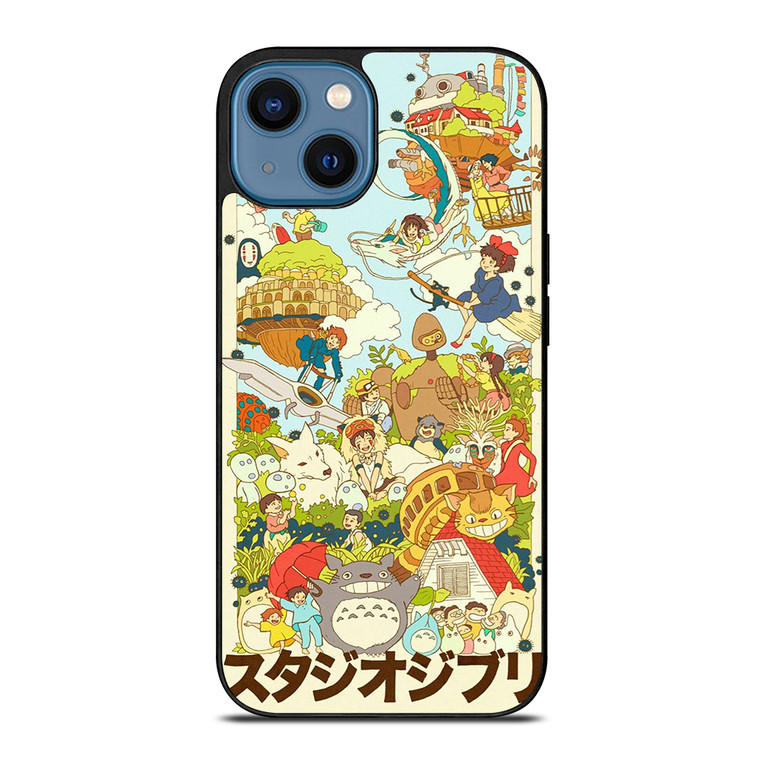 Studio Ghibli Artwork iPhone 14 Case Cover