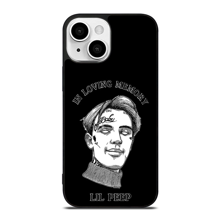 LIL PEEP IN BLACK MEMORY iPhone 13 Mini Case Cover