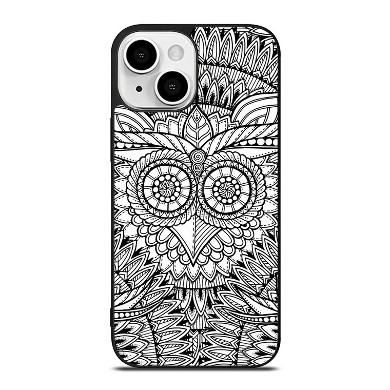 NEW AZTEC OWL MANDALA iPhone 13 Mini Case Cover