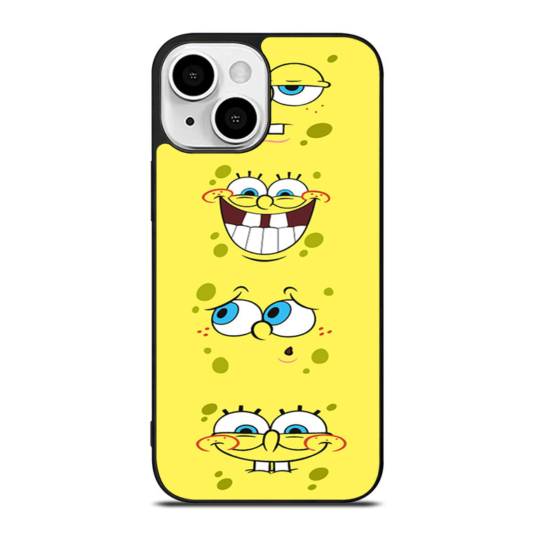 SPONGEBOB EXPRESSIONS iPhone 13 Mini Case Cover SPONGEBOB EXPRESSIONS iPhone 13 Mini Case Cover