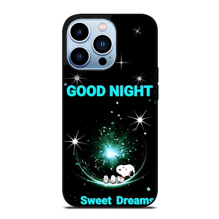Snoopy Sweet Dreams Good Night iPhone 13 Pro Max Case Cover