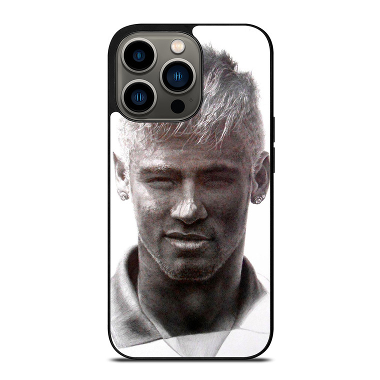 NEYMAR JR MONOCHROME FACE iPhone 13 Pro Case Cover