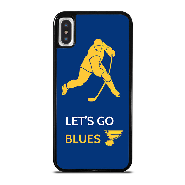 LET'S GO ST LOUIS BLUES iPhone X / XS Case Cover