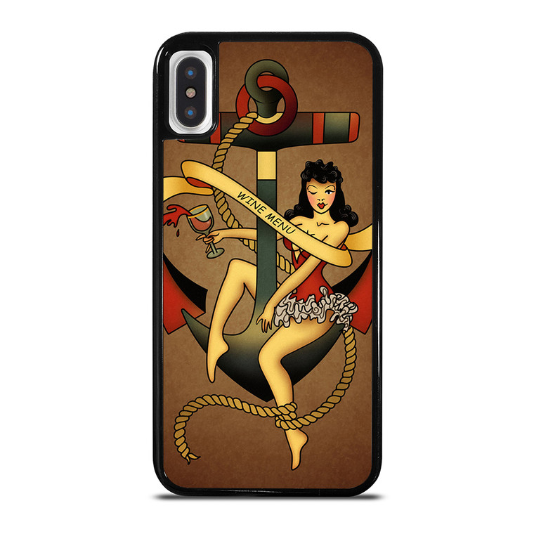 SAILOR JERRY WINE MENU iPhone X / XS Case Cover