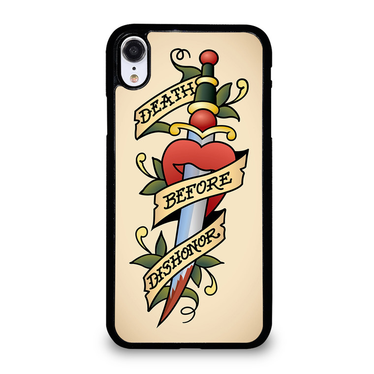 SAILOR JERRY DEATH BEFORE DISHONOR iPhone XR Case Cover