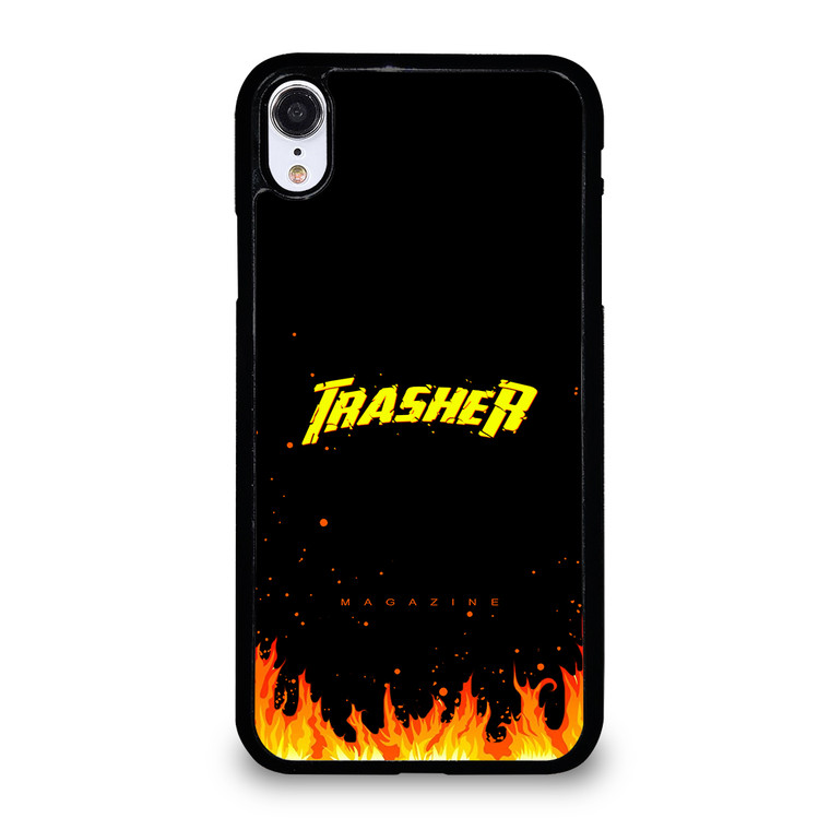 Trasher Smoldering Font iPhone XR Case Cover