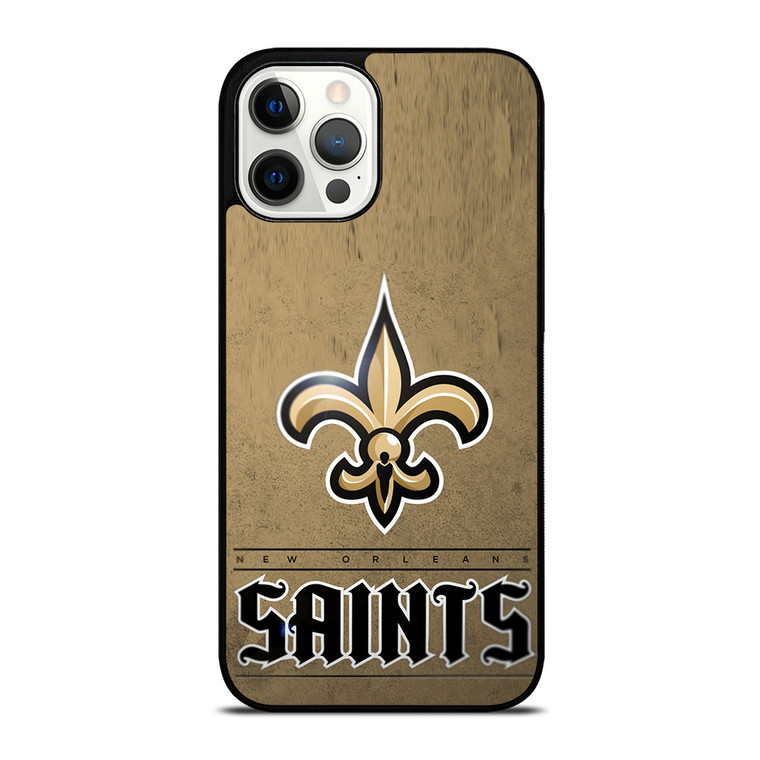 NEW ORLEANS SAINTS LOGO AND BACKGROUND iPhone 12 Pro Max Case Cover