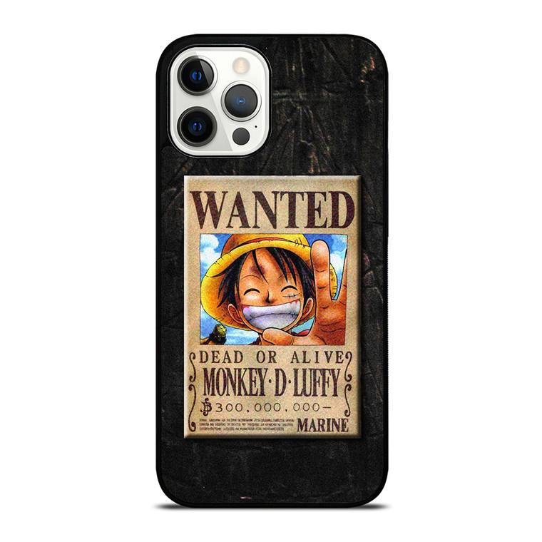 One Piece Luffy Wanted iPhone 12 Pro Max Case Cover