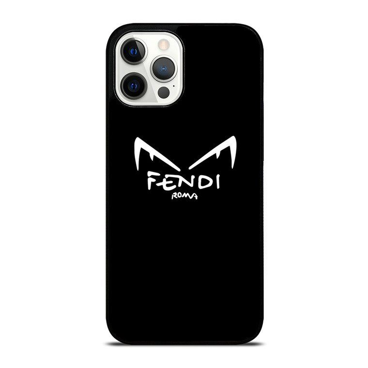 WHITE FENDI ROMA EYES iPhone 12 Pro Max Case Cover