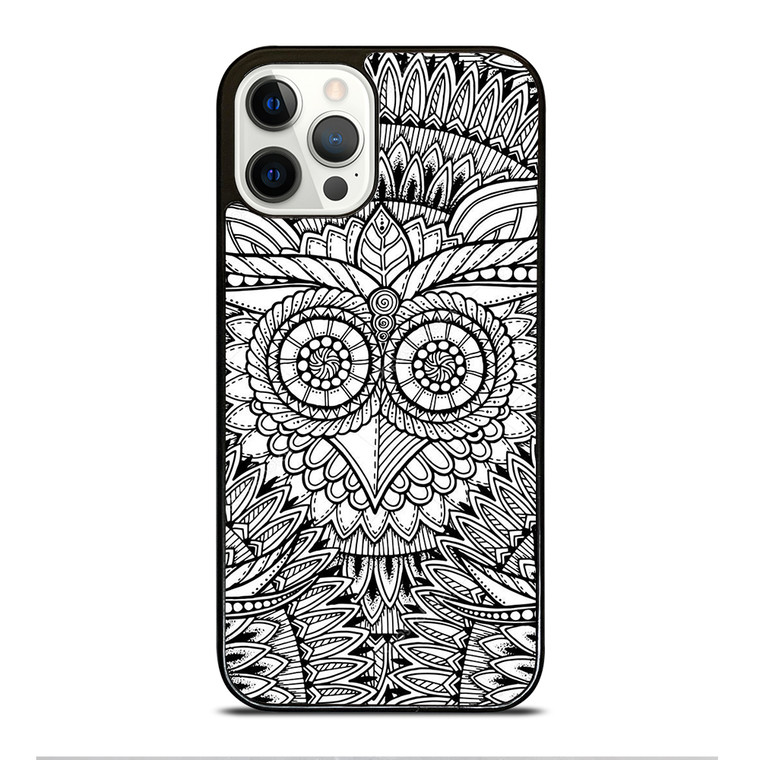 NEW AZTEC OWL MANDALA iPhone 12 Pro Case Cover