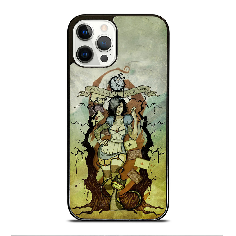 Zombie Alice In Wonderland iPhone 12 Pro Case Cover