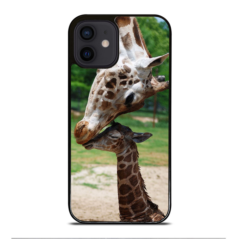 MOM & BABY GIRAFFE iPhone 12 Mini Case Cover MOM & BABY GIRAFFE iPhone 12 Mini Case Cover