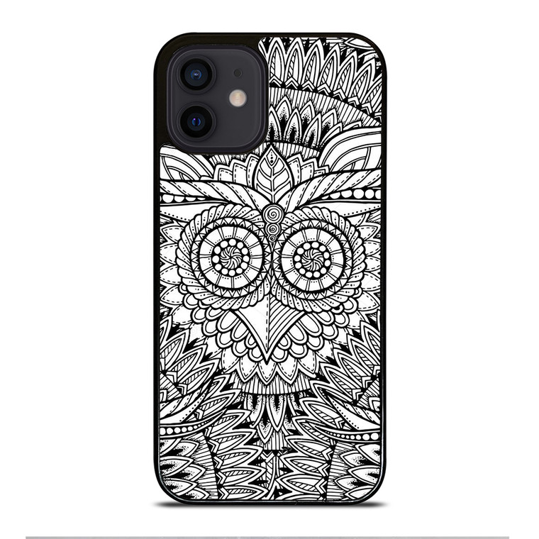 NEW AZTEC OWL MANDALA iPhone 12 Mini Case Cover