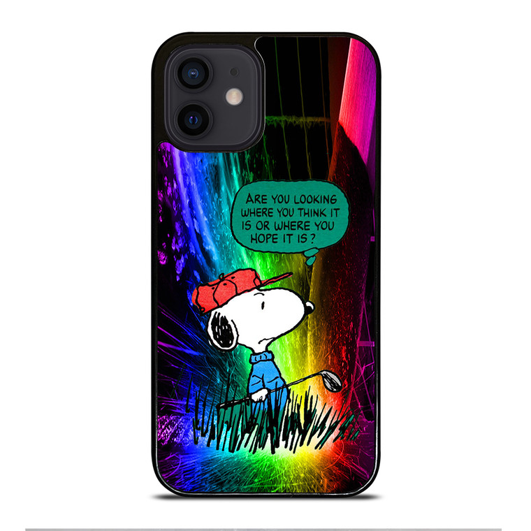 SNOOPY SHORT QUOTE iPhone 12 Mini Case Cover