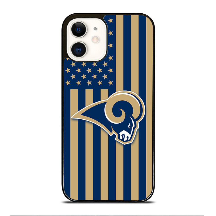 Los Angeles Rams NFL Logo iPhone 12 Case Cover