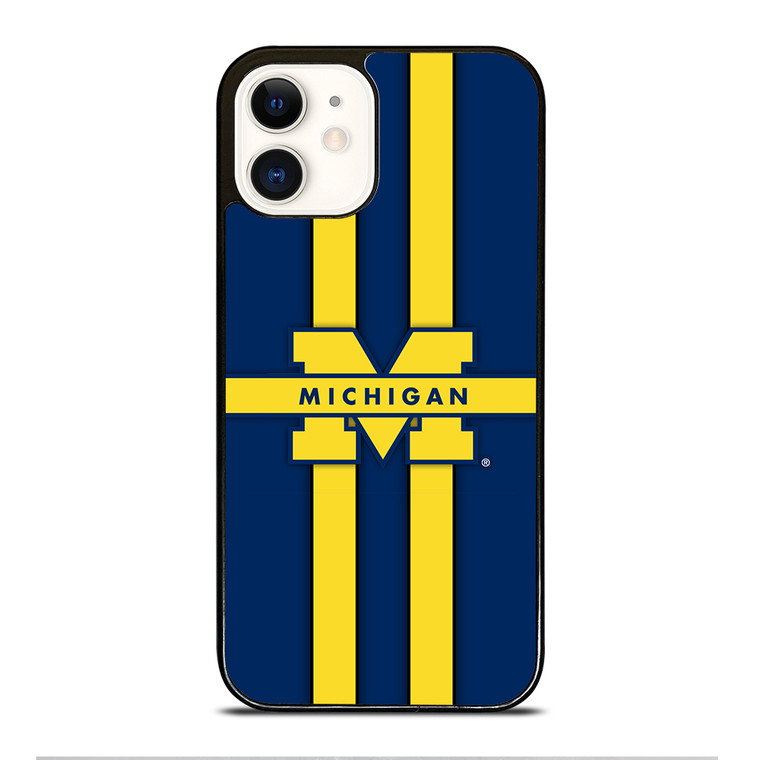 Michigan Wolverines Logo iPhone 12 Case Cover