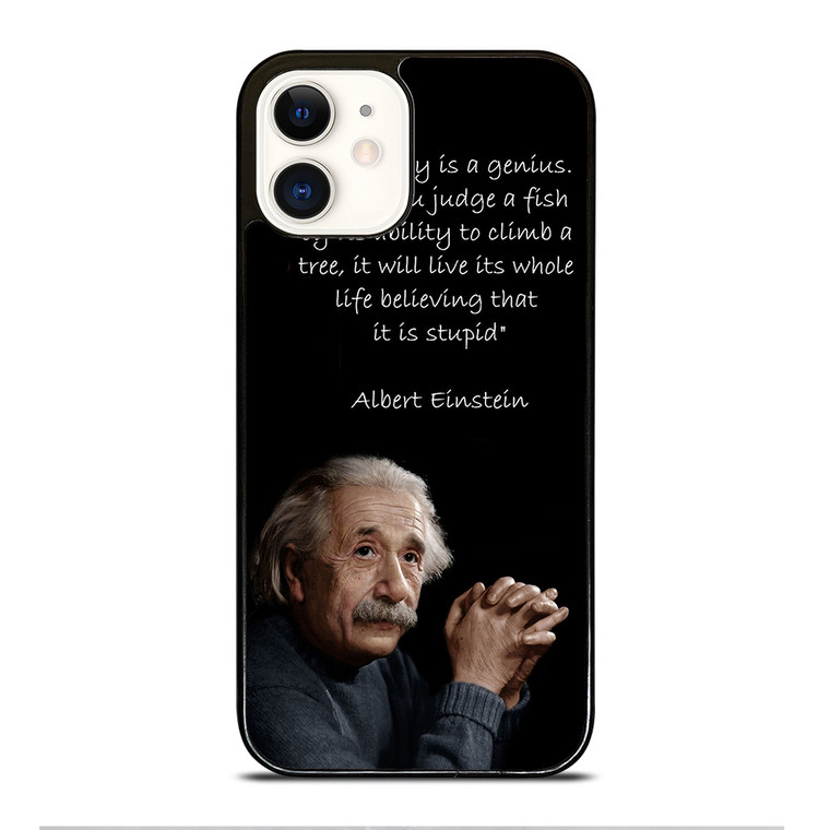 THE GENIUS ALBERT EINSTEIN iPhone 12 Case Cover THE GENIUS ALBERT EINSTEIN iPhone 12 Case Cover