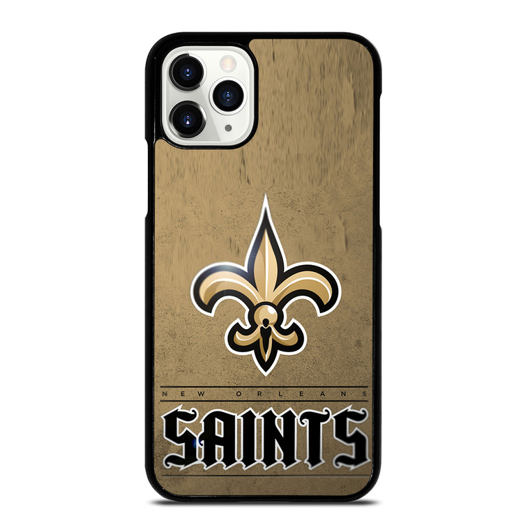 NEW ORLEANS SAINTS LOGO AND BACKGROUND iPhone 11 Pro Case Cover