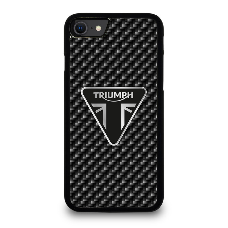 Triumph Motorcycle Carbon LogoiPhone SE 2020 / SE 2022 Case Cover