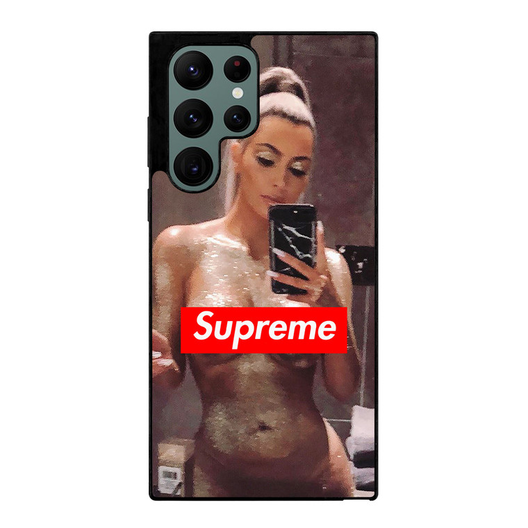 SUPREME KIM KARDASHIAN Samsung Galaxy S22 Ultra 5G Case Cover
