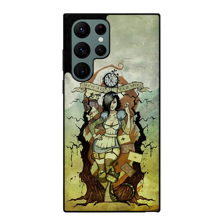 Zombie Alice In Wonderland Samsung Galaxy S22 Ultra 5G Case Cover