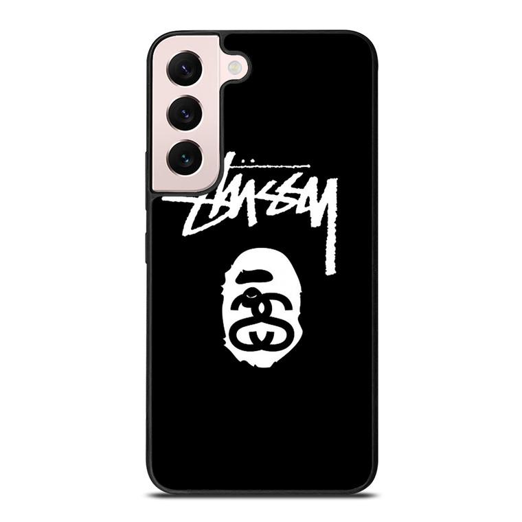STUSSY BLACK Samsung Galaxy S22 Plus 5G Case Cover