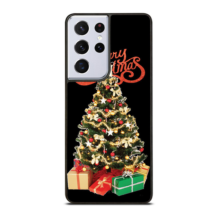 MERRY CHRISTMAS TREE Samsung Galaxy S21 Ultra 5G Case Cover