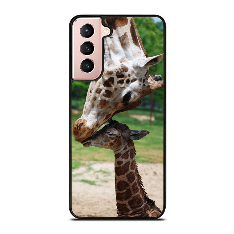 MOM & BABY GIRAFFE Samsung Galaxy S21 5G Case Cover