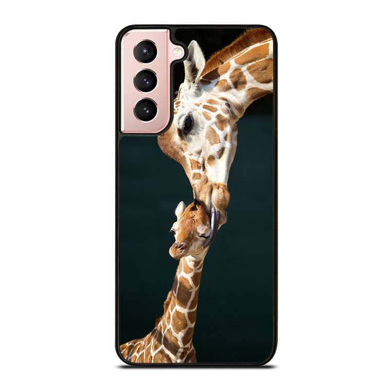 MOM TOUCHES BABY GIRAFFE Samsung Galaxy S21 5G Case Cover