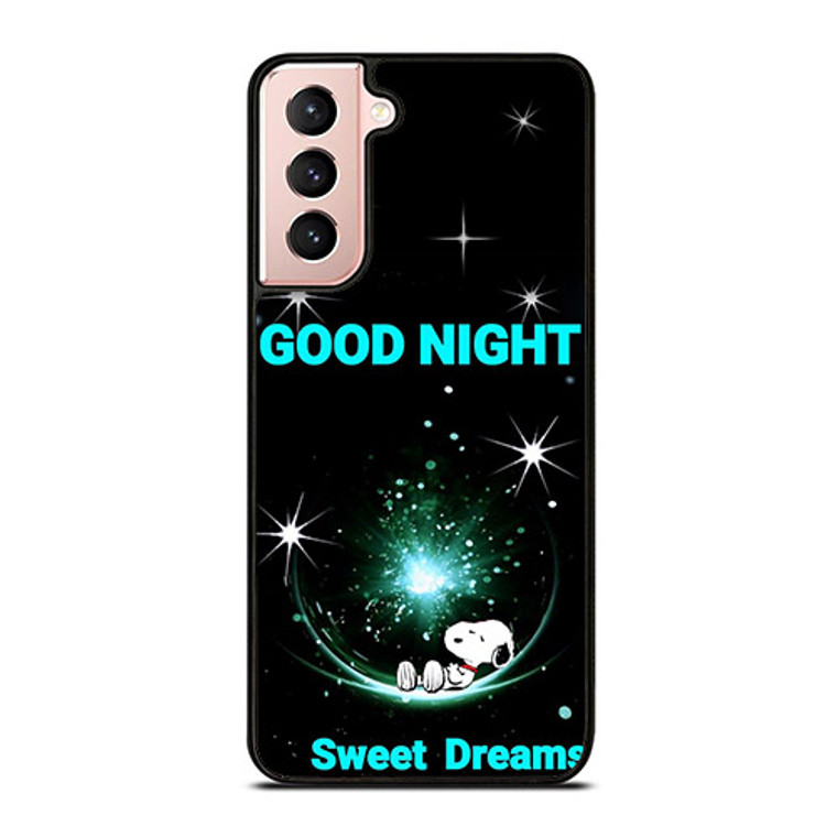 Snoopy Sweet Dreams Good Night Samsung Galaxy S21 5G Case Cover
