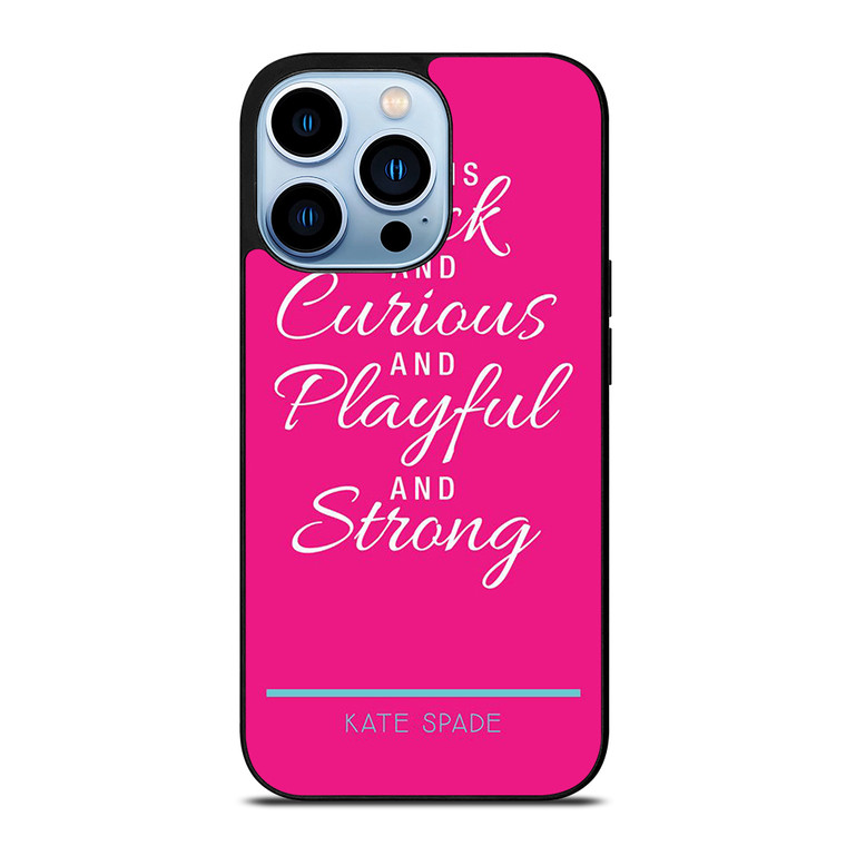 SHE IS KATE SPADE iPhone 13 Pro Max Case Cover