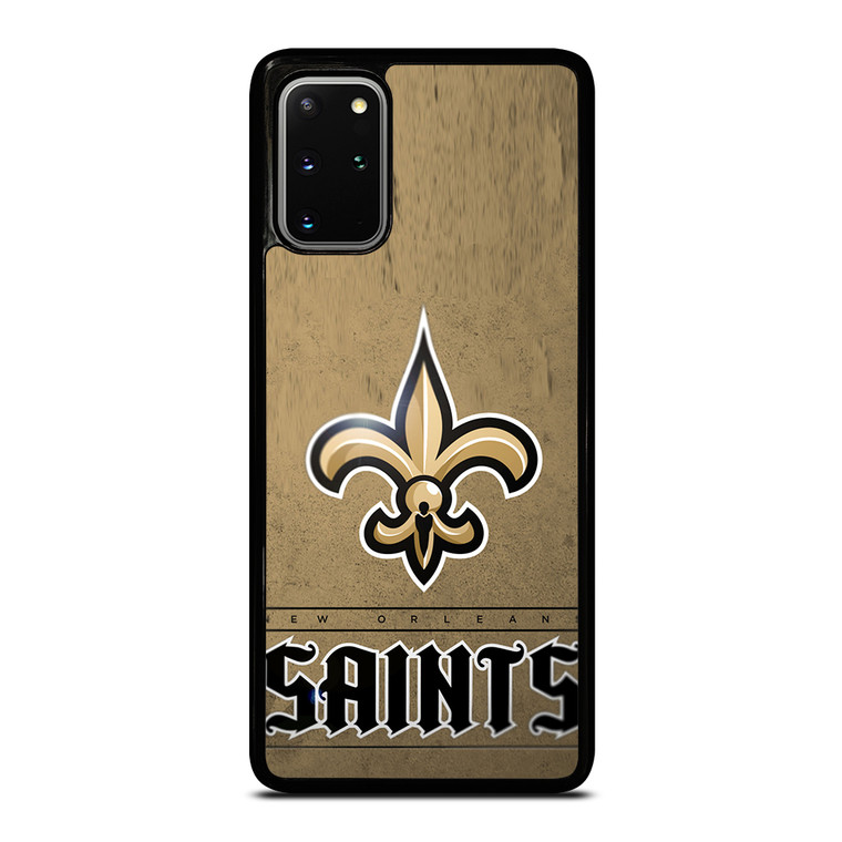 NEW ORLEANS SAINTS LOGO AND BACKGROUND Samsung Galaxy S20 Plus 5G Case Cover