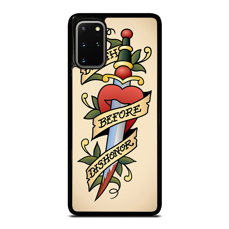 SAILOR JERRY DEATH BEFORE DISHONOR Samsung Galaxy S20 Plus 5G Case Cover