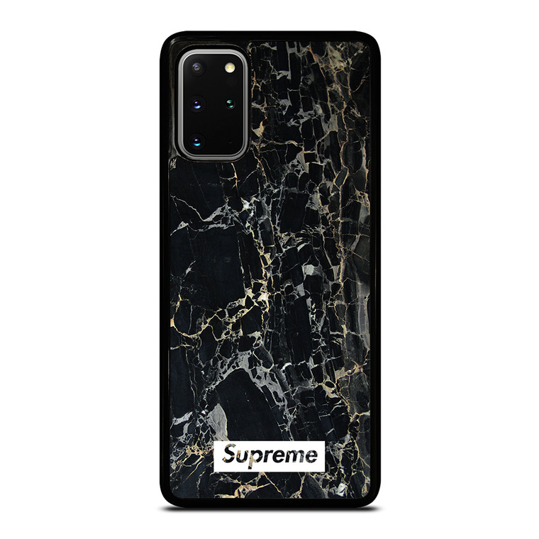SUPREME BLACK MARBLE Samsung Galaxy S20 Plus 5G Case Cover