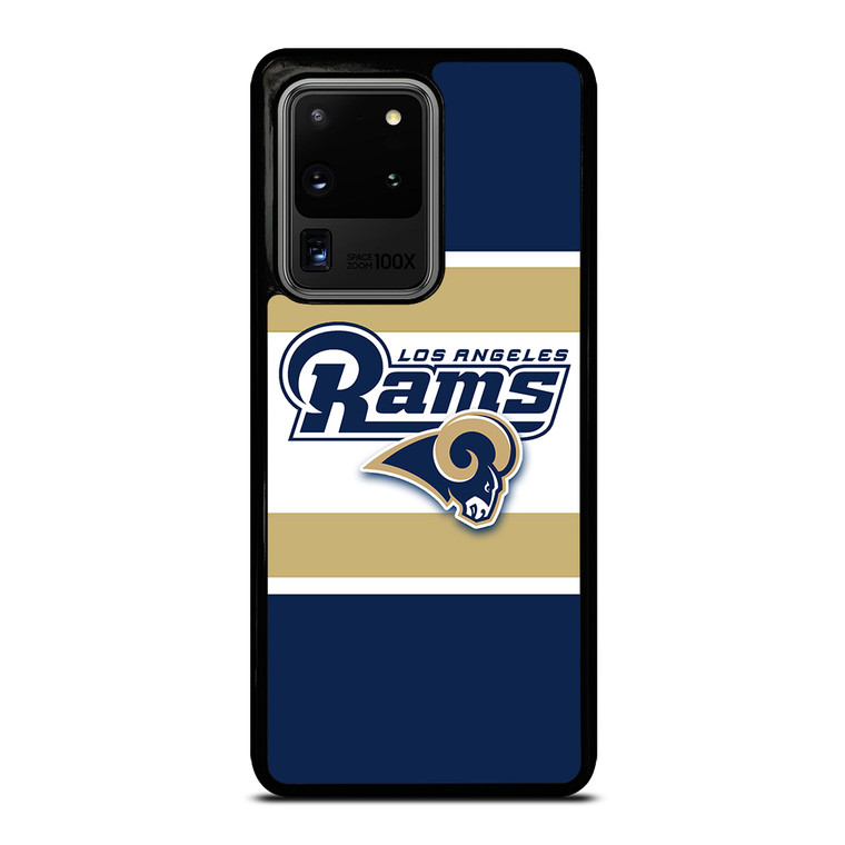 Los Angeles Rams NFL Emblem Samsung Galaxy S20 Ultra 5G Case Cover