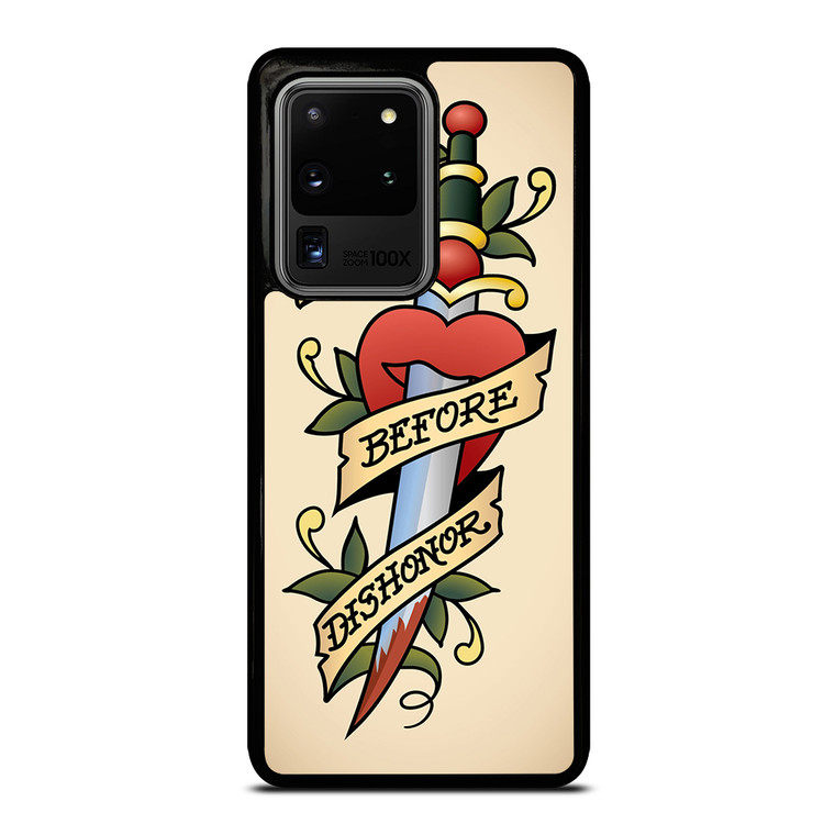 SAILOR JERRY DEATH BEFORE DISHONOR Samsung Galaxy S20 Ultra 5G Case Cover