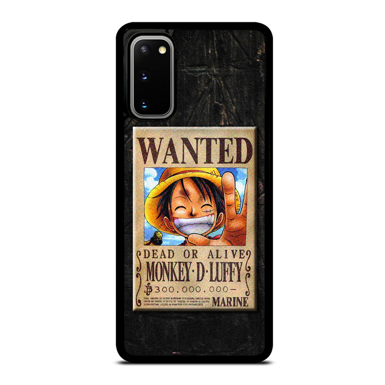 One Piece Luffy Wanted Samsung Galaxy S20 5G Case Cover