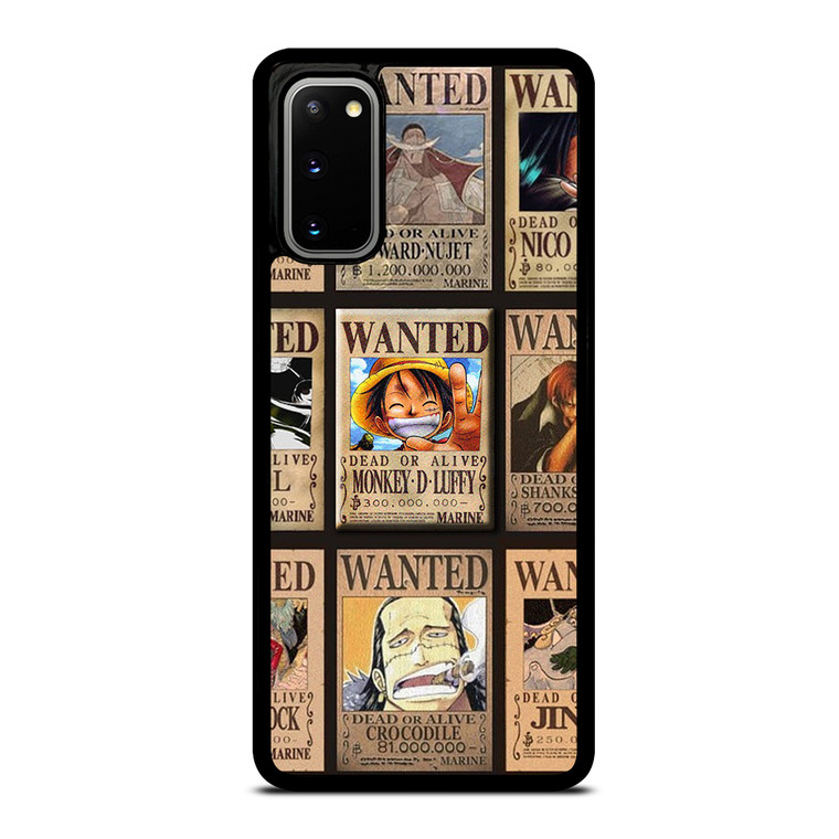 Wanted One Piece Luffy Samsung Galaxy S20 5G Case Cover