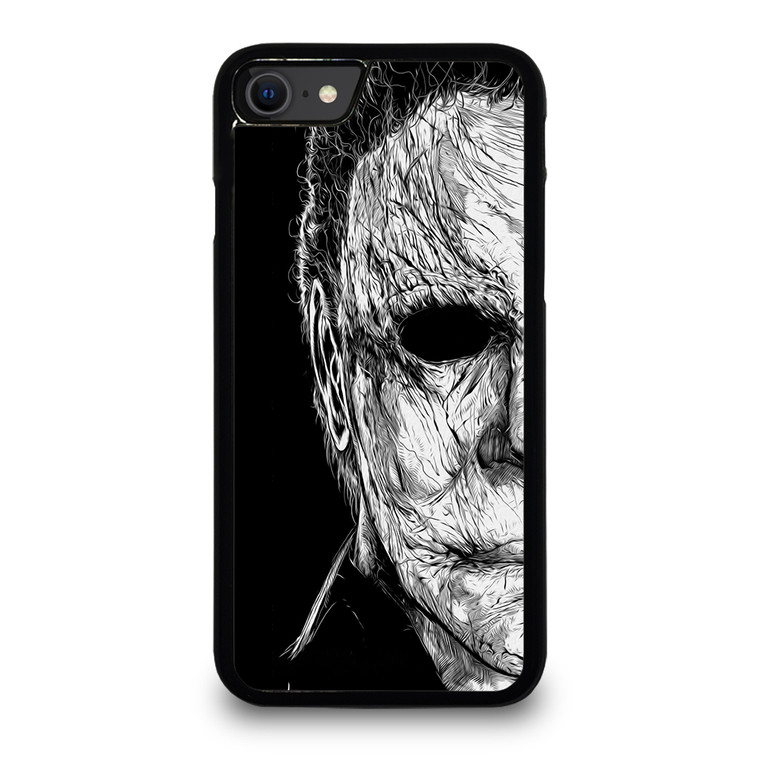 Michael Myers Halloween Half iPhone SE 2020 / SE 2022 Case Cover