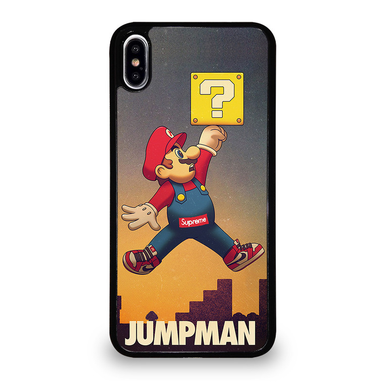 Air Jordan Mario Bross Supreme iPhone XS Max Case Cover